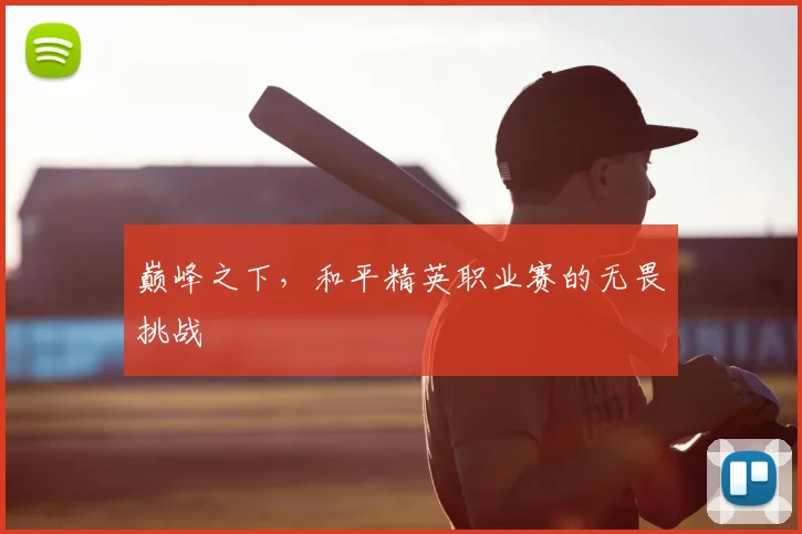 巅峰之下，和平精英职业赛的无畏挑战